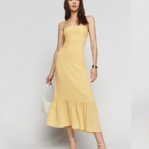 Reformation Arta Dress - Yellow